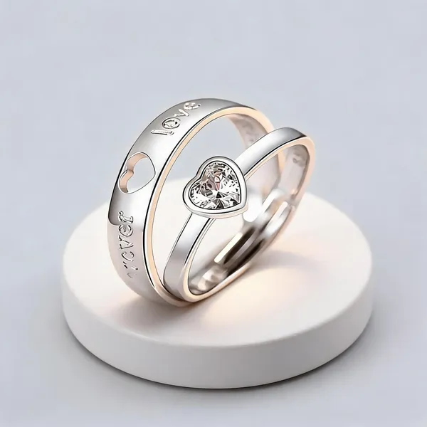 Silver_Plated_Heart_Clear_Stone_Ring_For_Women