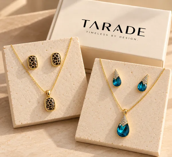 Gold_Plated_Stainless_Steel_Pendant_Set_With_Earrings_For_Women