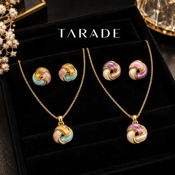 Flagged:_Gold_Plated_Stainless_Steel_Pendant_Earrings_Set_For_Women