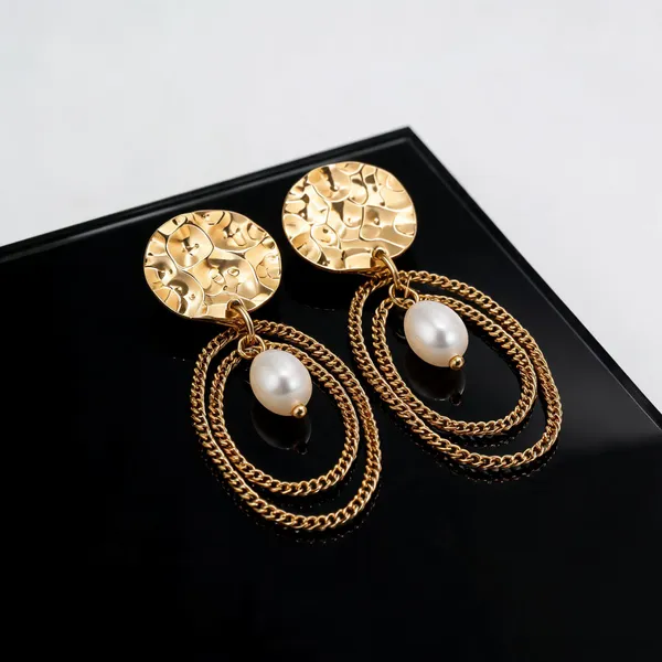 Flagged:_Gold_Plated_Stainless_Steel_Earrings_For_Women