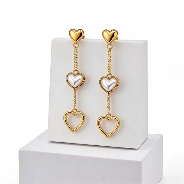Flagged:_Gold_Plated_Stainless_Steel_Earrings_For_Women
