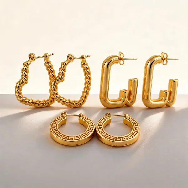Gold_Plated_Stainless_Steel_Earrings_For_Women_(Set_Of_3)