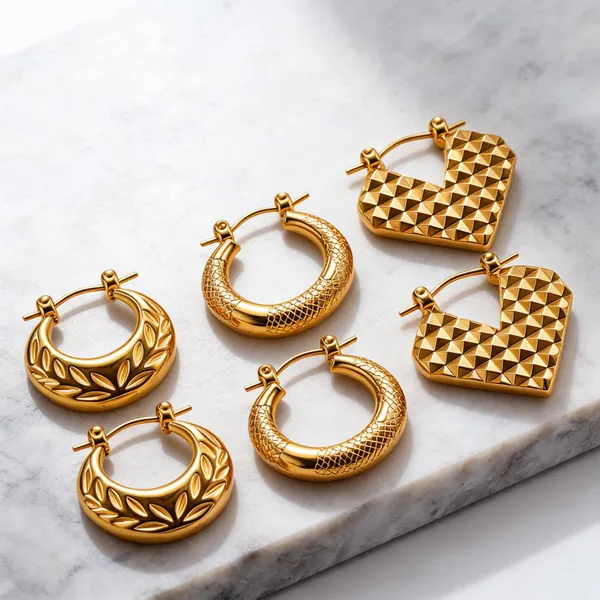 Gold_Plated_Stainless_Steel_Earrings_For_Women_(Set_Of_3)