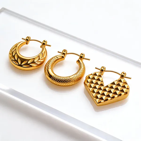 Gold_Plated_Stainless_Steel_Earrings_For_Women_(Set_Of_3)