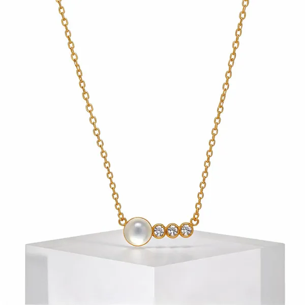 Gold_Plated_Pearl_Rhinestone_Pendant_Necklace_For_Women