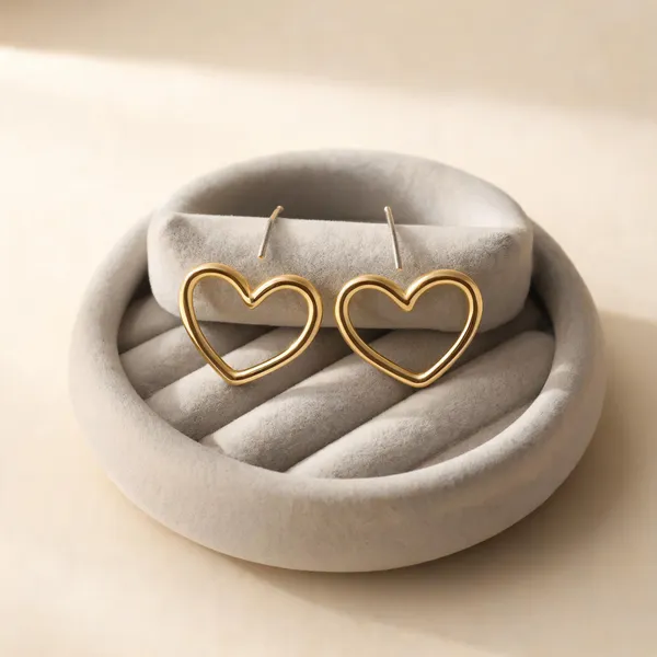 Gold_Plated_Open_Heart_Stud_Earrings_For_Women