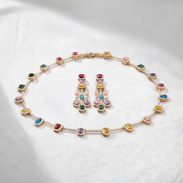 Brass_Gold_Tone_Multicolor_Stone_Necklace_And_Earrings_Set_For_Women