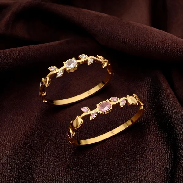 Gold_Plated_Stainless_Steel_Floral_Stone_Bangles_For_Baby_Girls