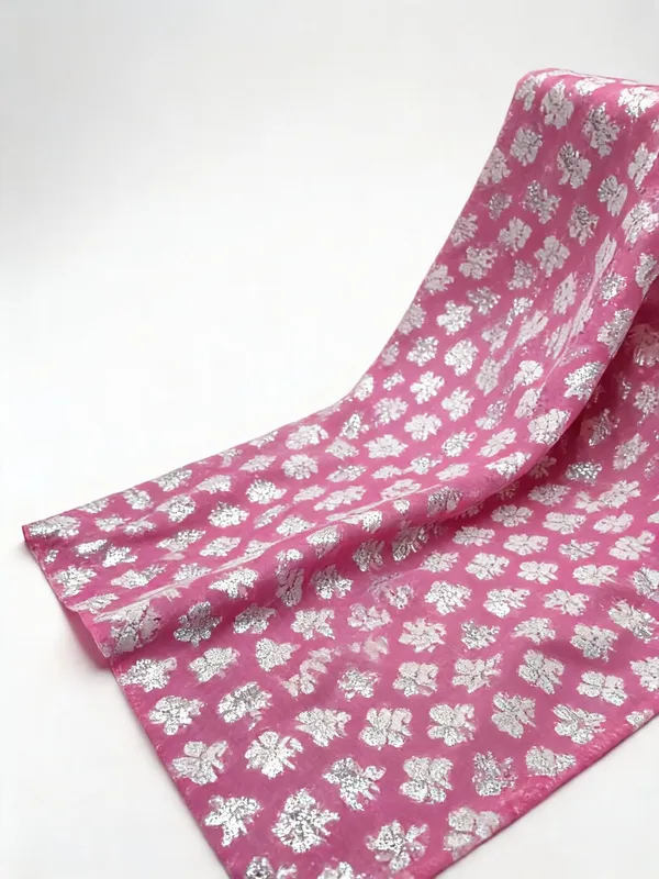 Pink_Handloom_Cotton_Banarasi_Resham_Zari_Fabric