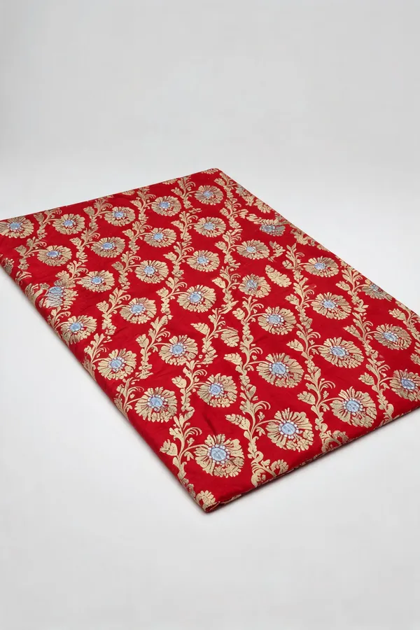 Red_Katan_Silk_Zari_Brocade_Fabric