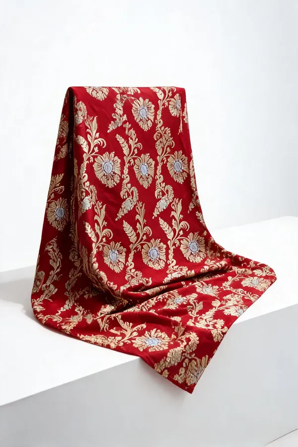 Red_Katan_Silk_Zari_Brocade_Fabric
