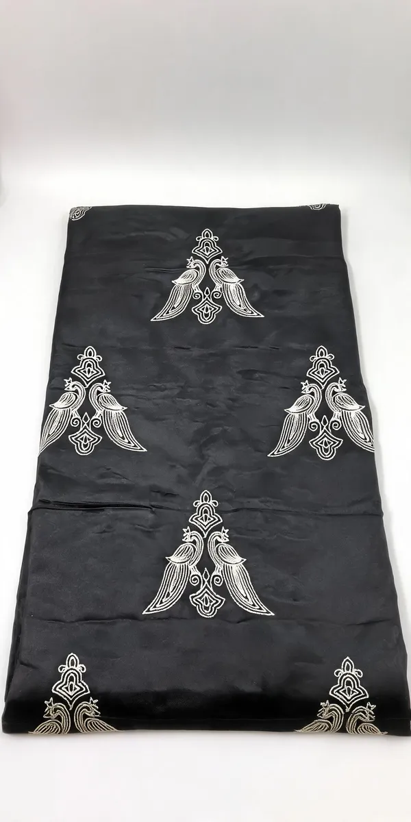 Black_Mashru_Silk_Embroidered_Peacock_Motif_Fabric
