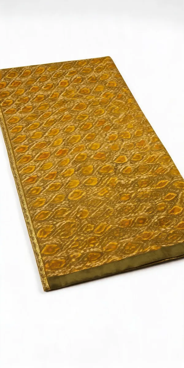Yellow_Siko_Silk_Handloom_Ikat_Fabric