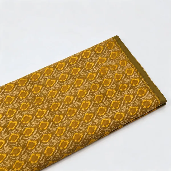 Yellow_Siko_Silk_Handloom_Ikat_Fabric