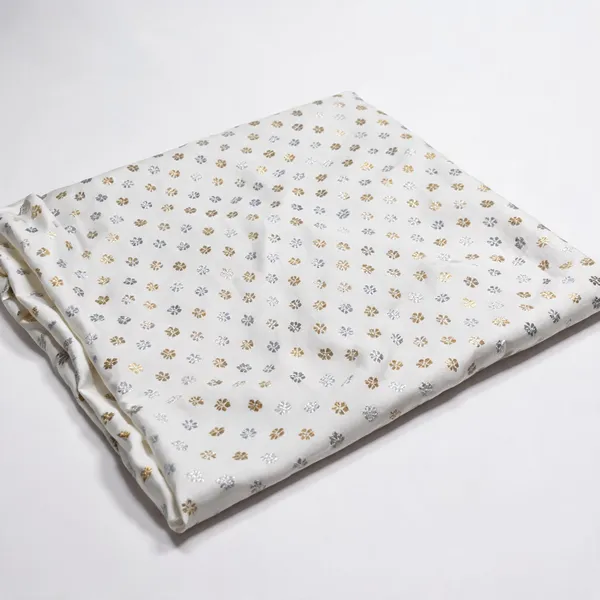 White_Katan_Silk_Zari_Brocade_Dyeable_Fabric