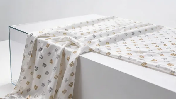 White_Katan_Silk_Zari_Brocade_Dyeable_Fabric
