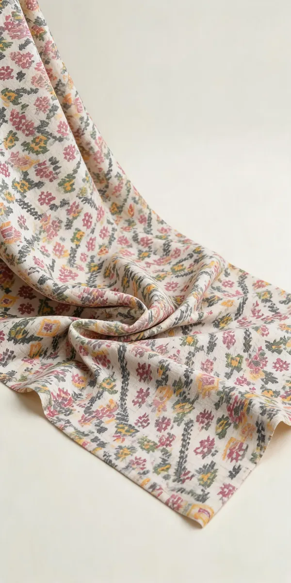 White_Sico_Silk_Handloom_Ikat_Fabric