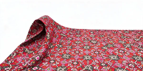 Red_Patola_Silk_Brocade_Geometric_Floral_Fabric