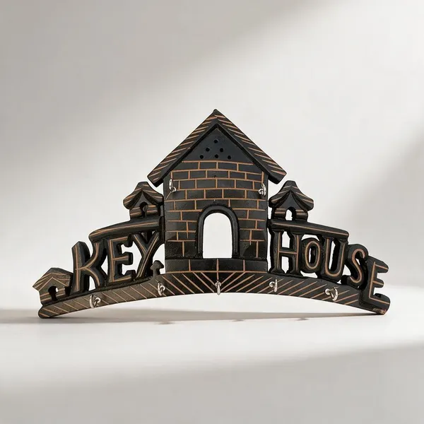 Engineered_Wood_Hut_Style_Seven-Hook_Wall_Key_Holder