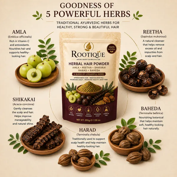 Rootique_Amla_Reetha_Shikakai_Ayurvedic_Herbal_Hair_Powder_200G