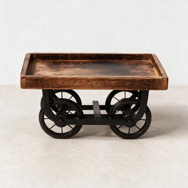 Rose_Wood_Wheeled_Serving_Snack_Platter_Tray
