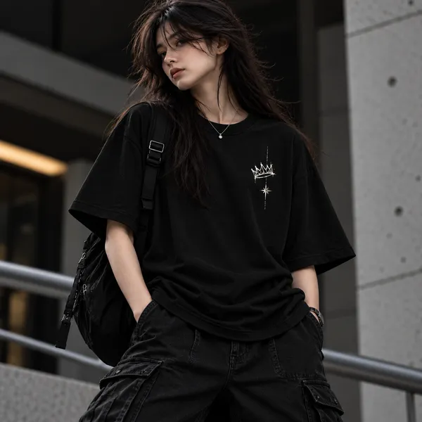 Worth_Liking_Oversized_Graphic_T-Shirt_for_Women_–_Black