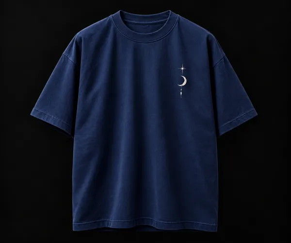 Navy_Cotton_Graphic_T-Shirt_For_Men