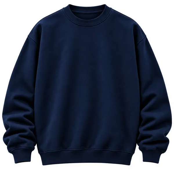 Navy_Cotton_Graphic_Crewneck_Sweatshirt_For_Men