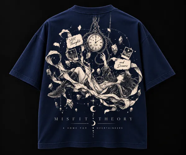 Navy_Cotton_Graphic_Crew_Neck_T-Shirt_For_Women