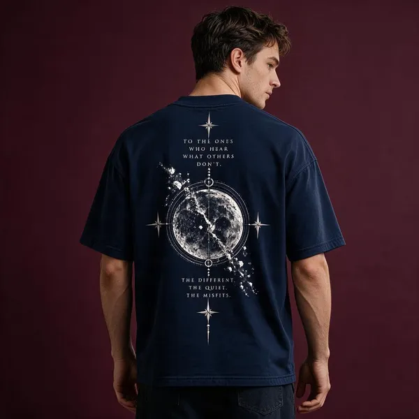 Navy_Cotton_Standard_Fit_Both_Side_Printed_T-Shirt_For_Unisex