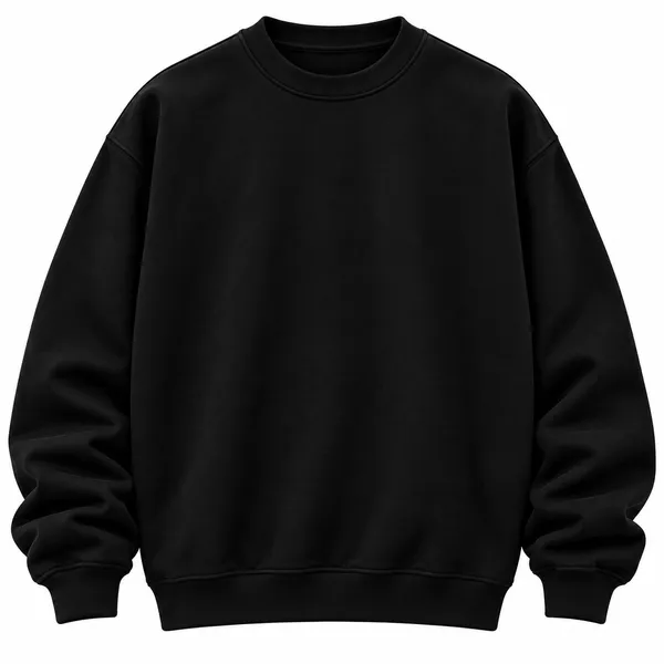 Black_Cotton_Graphic_Crewneck_Sweatshirt_For_Men
