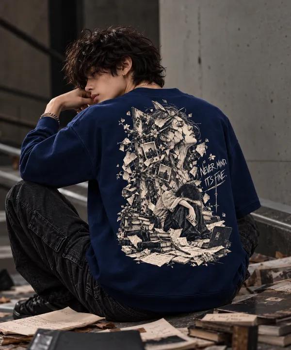 Porcelain_Mind_Regular_Fit_Graphic_Sweatshirt_–_Navy_Blue