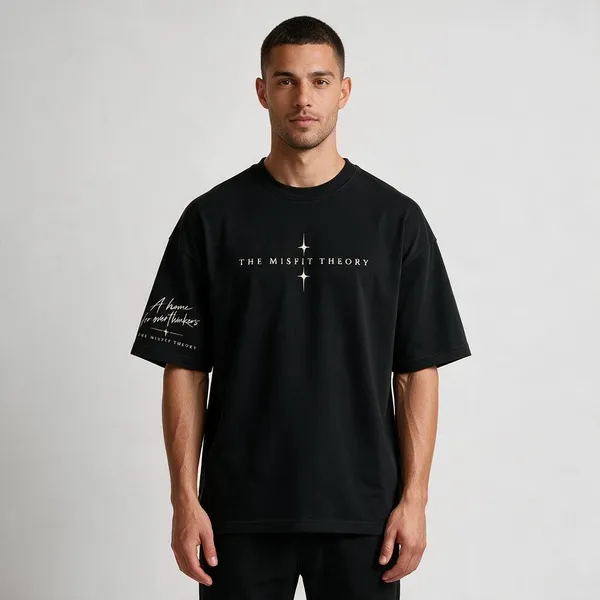 Black_Cotton_Regular_Fit_Front_Side_Printed_T-Shirt_For_Unisex