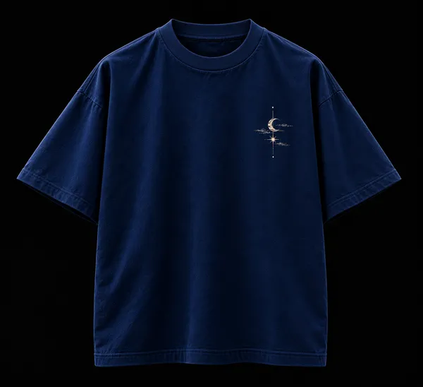 A_Little_Closer_Oversized_Graphic_T-Shirt_–_Navy_Blue