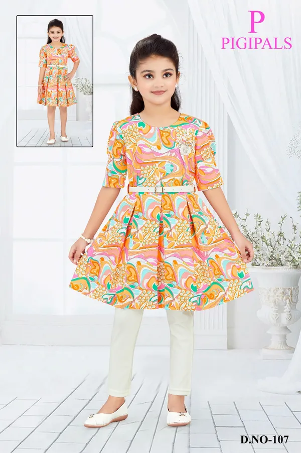 Multicolor_Cotton_Printed_Fit_And_Flare_Dress_For_Girls