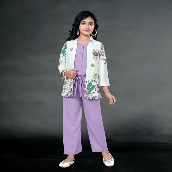 Lavender_Cotton_Georgette_Jumpsuit_Set_For_Girls