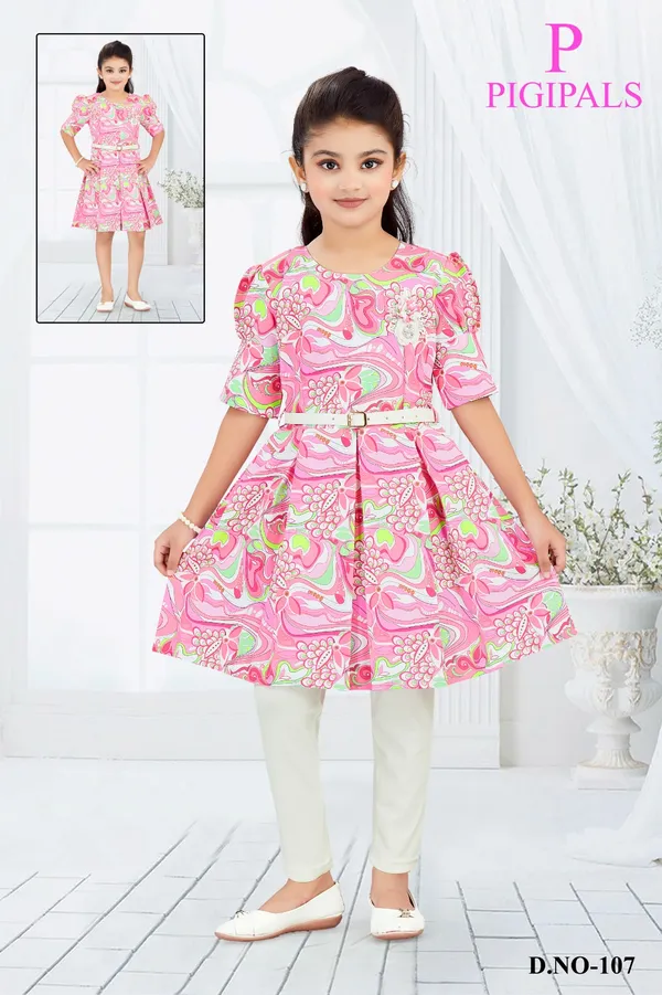 Pink_Cotton_Printed_Fit_And_Flare_Dress_For_Girls