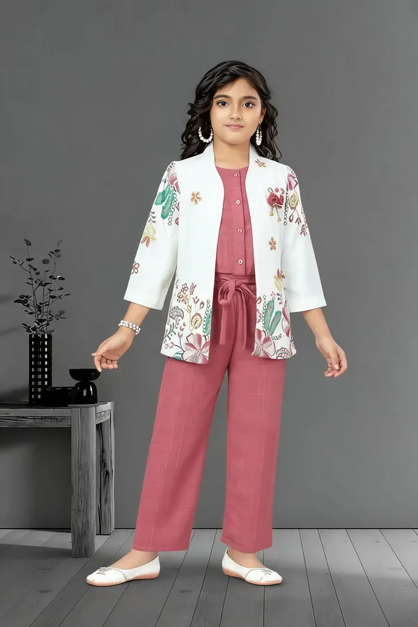 Rose_Georgette_Floral_Jumpsuit_And_Shrug_Set_For_Girls