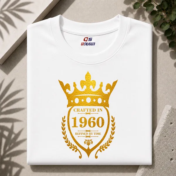 Customised_Crafted_In_1960_Refined_By_Time_Premium_Cotton_T_Shirt_White