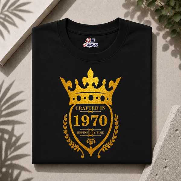 Customised_Crafted_In_1970_Refined_By_Time_Premium_Cotton_T_Shirt_Black