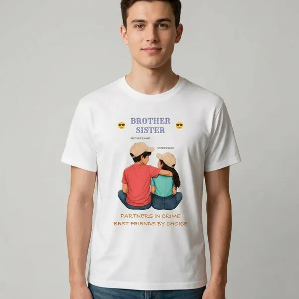 Customised__Partner_In_Crime_Brother_And_Sister_Premium_Cotton_T_Shirt_White