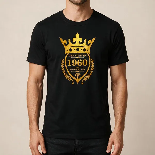 Customised_Crafted_In_1960_Refined_By_Time_Premium_Cotton_T_Shirt_Black