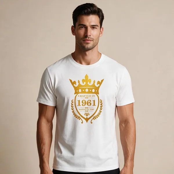 Customised_Crafted_In_1961_Refined_By_Time_Premium_Cotton_T_Shirt_White