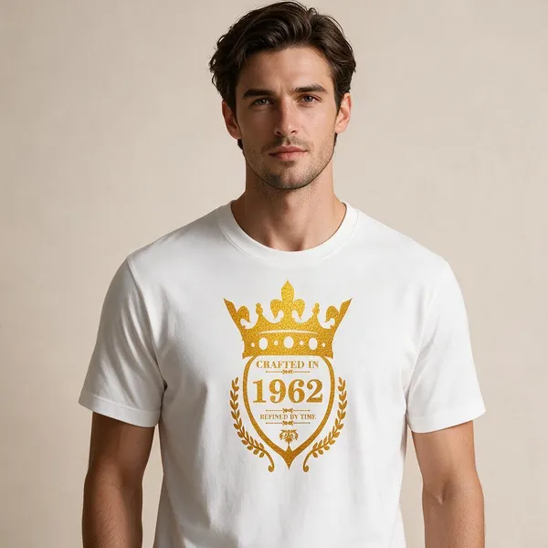 Customised_Crafted_In_1962_Refined_By_Time_Premium_Cotton_T_Shirt_White