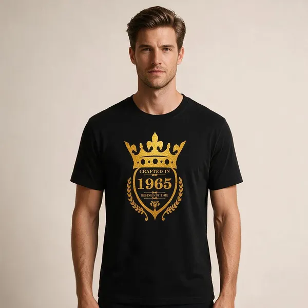 Customised_Crafted_In_1965_Refined_By_Time_Premium_Cotton_T_Shirt_Black