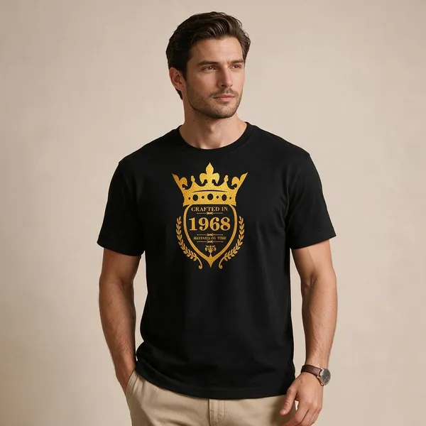 Customised_Crafted_In_1968_Refined_By_Time_Premium_Cotton_T_Shirt_Black