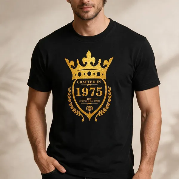 Customised_Crafted_In_1975_Refined_By_Time_Premium_Cotton_T_Shirt_Black
