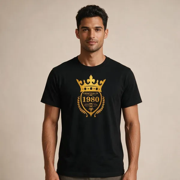 Customised_Crafted_In_1980_Refined_By_Time_Premium_Cotton_T_Shirt_Black