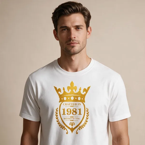Customised_Crafted_In_1981_Refined_By_Time_Premium_Cotton_T_Shirt_White