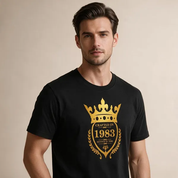Customised_Crafted_In_1983_Refined_By_Time_Premium_Cotton_T_Shirt_Black